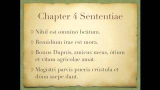 Chapter 4 Sententiae [upl. by Alinna372]