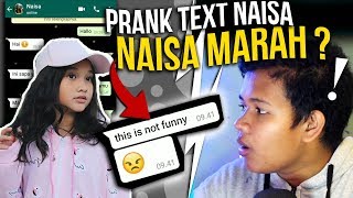 PRANK TEXT NAISA ALIFIA YURIZA  NAISANYA PALSU [upl. by Hebbe]