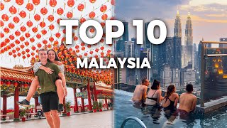 MALAYSIA TOP 10 ORTE die du gesehen haben musst  Städte Strände Inseln Malaysia Urlaub REISETIPPS [upl. by Ytsur]