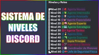 Cómo Crear un Sistema de Niveles con Autoroles en Discord 2024 [upl. by Ilaire468]