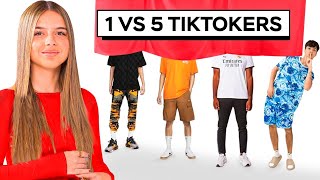 Pongo a Prueba a una TikToker VS 5 Chicos Ft Lucia Correa [upl. by Yelrebmik]