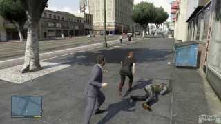 GTA V  Each Characters Fighting Style [upl. by Scharf]