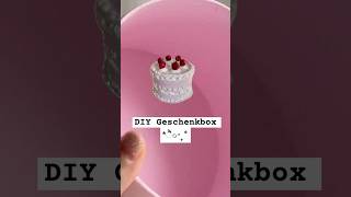 fake cake geschenkbox 🎂🎀 geschenkideen diy basteln [upl. by Garrison374]