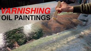 How to VARNISH an Oil Painting  My TOP 5 TIPS [upl. by Seppala914]