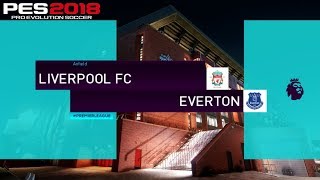 PES 2018  Liverpool vs Everton ᴴᴰ 10122017  Merseyside Derby [upl. by Hamlin960]