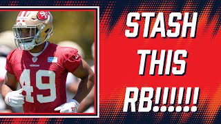 STASH Running Back Elijah Mitchell in Dynasty Fantasy Football Leagues [upl. by Aznofla]