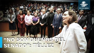 Lilly Téllez arremete contra Fernández Noroña por denuncia del Senado hacia su agresor [upl. by Leipzig]