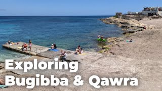 Exploring Bugibba amp Qawra in Malta 2021 🇲🇹 [upl. by Arundell204]