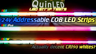 💡QuinLED💡The best RGBW 24v Addressable LED strip [upl. by Aicillyhp171]