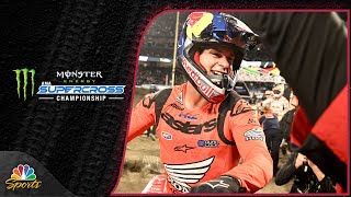 Supercross 2024 Anaheim Round 1 best moments  Motorsports on NBC [upl. by Adina]