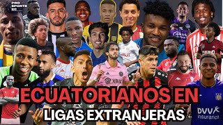 ECUATORIANOS EN LAS LIGAS EXTRANJERAS 🔥⚽ ecuador deportes futbol goles asistencias [upl. by Ralston708]