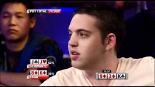 Sick Bluff Phil Laak vs Luke Schwartz [upl. by Anailuig513]