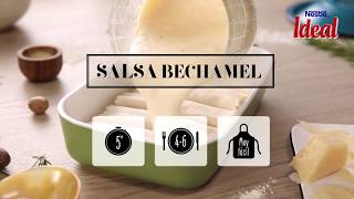 Salsa bechamel para canelones y lasaña  Recetas Leche IDEAL [upl. by Byron892]