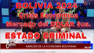 Bolivia 2024 Crisis Económica Mercado del Dólar y Estado Criminal [upl. by Llahsram548]