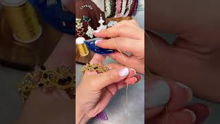 Do you know how to do hand shuttle tatting shuttletatting diy handmade [upl. by Eissirk101]