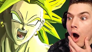 NEW LF LSSJ Broly Reveal REACTION on Dragon Ball Legends [upl. by Maurey]