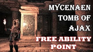 Assassins Creed Odyssey  Mycenaean Tomb of Ajax Free Ability Point [upl. by Otilia684]