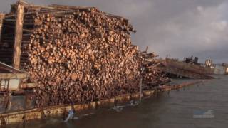 McKeil Marine Salvaging a Barge [upl. by Lorenz]