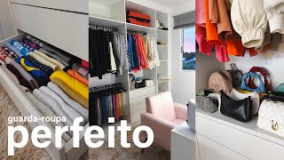 Como ORGANIZAR o GUARDAROUPA  muito fácil barato e lindo ✨ [upl. by Mcloughlin]