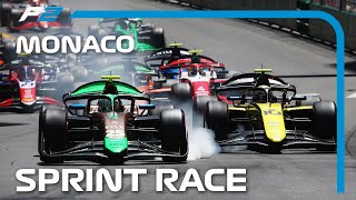 F2 Sprint Race Highlights  2024 Monaco Grand Prix [upl. by Blackwell354]