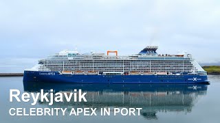 Reykjavik Iceland  Celebrity Apex in port  maritime transport  marine [upl. by Barncard]