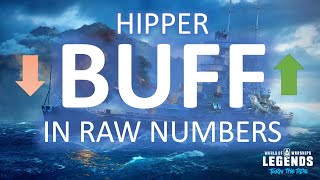 Hipper Buff  In Raw Numbers World of Warships Legends Xbox Series X [upl. by Spillihp190]