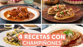 4 recetas con champiñones  Kiwilimón [upl. by Eipper]