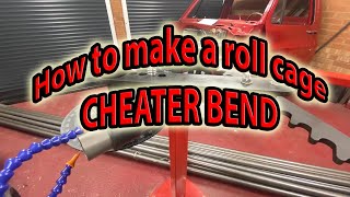 How to make a Roll Cage Cheater Bend  Fabrication Tools [upl. by Attenna681]