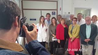 Inauguration des urgences gynéco de lHôpital Nord [upl. by Everest616]