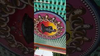 Amazing Shivalinga painting in Vairavar Swamy Temple Vairavanpatti Karaikudi with 3D effect [upl. by Eniamej]