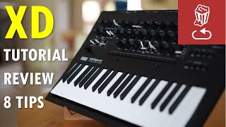 Korg Minilogue XD Review tutorial and 8 patch ideas by Loopop [upl. by Leahcimnhoj]