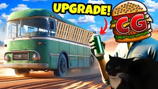 UPGRADING My Armored Bus to Protect My Cats in The Long Drive Mods [upl. by Nealey]