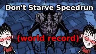 dont starve together speedrun WORLD RECORD [upl. by Nahtnamas]