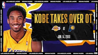 Kobe Takes Over In 2000 NBA Finals Game 4  NBATogetherLive Classic Game [upl. by Lindell579]