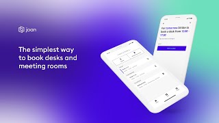 Joan app  the simplest way to book desks and meeting rooms [upl. by Eintruok776]