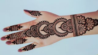 Back Hand Mehndi Design  Eid Mehndidesigns  bridal mehndi  mehandi mehndi ke design  mehendi [upl. by Kalinda62]