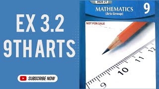 Exercise 32 9th class Arts MathBusiness Math👍 [upl. by Linoel]