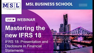 Mastering the New IFRS 18  Webinar  IFRS 18 Presentation and Disclosure in Financial Statements [upl. by Gnues]