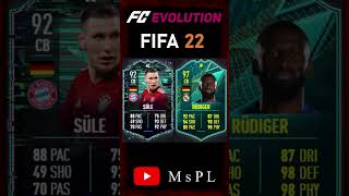 NIKLAS SULE VS RUDIGER EVOLUTION ON EA FC shorts [upl. by Piks]