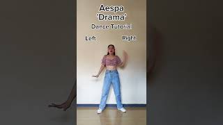 Aespa  Drama Dance Tutorial aespa drama kpop shorts [upl. by Scharf]