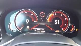 2016 BMW 750d xDrive 0100 kmh acceleration 400 PS Launch Control G11 [upl. by Naget]