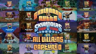 All Villains of Skylanders Trap Team Captured [upl. by Aicekal197]