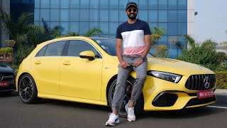 MercedesAMG A45 S  Hot Hatch Flies To 280 kmhr  Faisal Khan [upl. by Zelten]