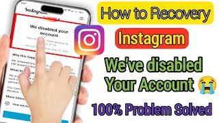 😭instagram weve disabled your account 2024 weve disabled your account  instagram account disable [upl. by Akili222]