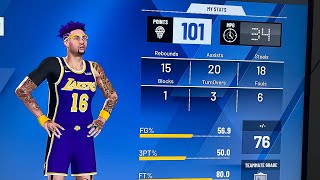 Unlimited Scorer Build in Park NBA2K20  Attributes and Badges EXPOSED [upl. by Sowell]