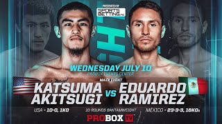 Wednesday Night Fights  Akitsugi vs Ramirez [upl. by Luben]