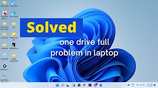 one drive full problem in laptop one drive full problem in laptop windows 11 Fix Pc onedrive full [upl. by Lleuqar]