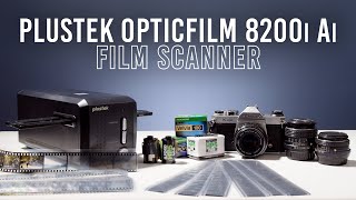 Plustek OpticFilm 8200i Ai Film Scanner  Quick Look [upl. by Brink]