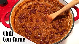 Homemade Chili Con Carne Recipe [upl. by Ettenan980]