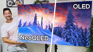 TV NeoQLED vs TV OLED 2023 Samsung Neo Qled 8k 2023 🔥 [upl. by Ewold]